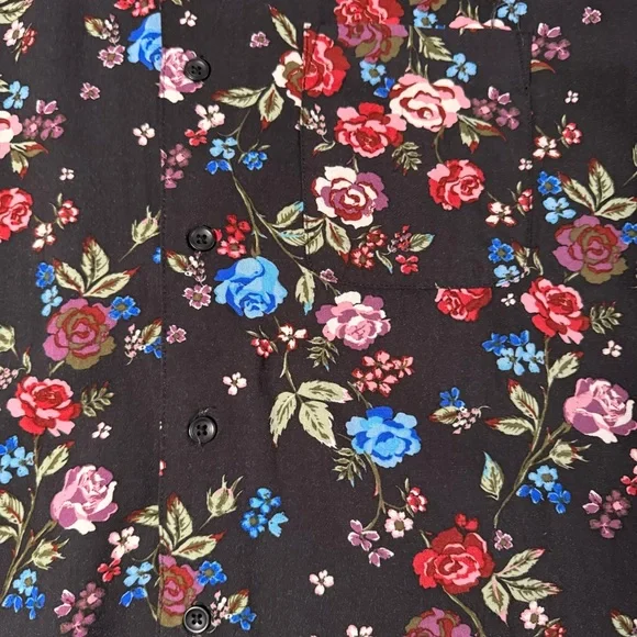 Urban Outfitters Floral Black Shirt - Picture 3 of 3